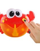 Iso Trade Jucarie de baie crab cu baloane muzicale de sapun rosu MY17383
