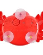 Iso Trade Jucarie de baie crab cu baloane muzicale de sapun rosu MY17383