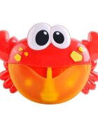 Iso Trade Jucarie de baie crab cu baloane muzicale de sapun rosu MY17383