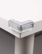 Iso Trade Set 4 aparatori din silicon pentru colturi 4X4X1.5 cm