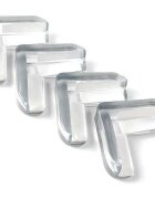 Iso Trade Set 4 aparatori din silicon pentru colturi 4X4X1.5 cm