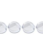 Iso Trade Set 4 aparatori din silicon pentru colturi transparent