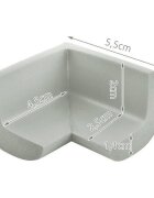 Iso Trade Set 4 aparatori moi pentru colturi gri