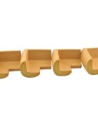 Iso Trade Set 4 aparatori moi pentru colturi maro