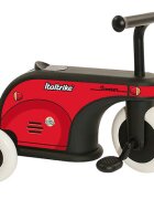 ITALTRIKE Tricicleta pentru copii La Cosa Red cu roti din cauciuc compartiment depozitare varsta 1-3 ani