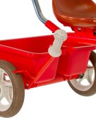 ITALTRIKE Tricicleta pentru copii Passenger Champion Rosu cu scaun ajustabil roti din cauciuc Eva si free wheel