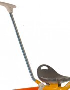 ITALTRIKE Tricicleta pentru copii Passenger Road Galben cu scaun ajustabil roti din cauciuc Eva si free wheel