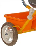 ITALTRIKE Tricicleta pentru copii Passenger Road Galben cu scaun ajustabil roti din cauciuc Eva si free wheel