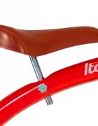 ITALTRIKE Tricicleta pentru copii Super Lucy Champion Rosu cu roti din cauciuc eva cosulet pentru jucarii si cadru metalic