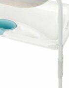 JANE Cadita de baie cu suport Flip Botanic cu 2 pozitii anatomice masuta de infasat tavita si compartimente pentru accesorii conform cu standardele europene