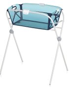 JANE Cadita pentru bebelusi Oasis Blue cu pliere ultra-compacta doua manere 68x42x26 cm