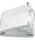 JANE Cadita pentru bebelusi Oasis Botanic cu pliere ultra-compacta doua manere 68x42x26 cm