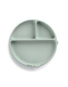 JANE Farfurie BLW din silicon cu ventuze 17 x 17 x 4 cm BPA Free Mint