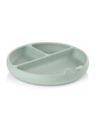 JANE Farfurie BLW din silicon cu ventuze 17 x 17 x 4 cm BPA Free Mint