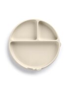 JANE Farfurie BLW din silicon cu ventuze 17 x 17 x 4 cm BPA Free Sand