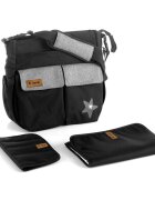 JANE Geanta pentru mamici cu saltea de infasat inclusa 44 x 34 cm Soil