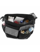 JANE Geanta pentru mamici Sesame cu 2 buzunare exterioare multiple compartimente saltea de infasat inclusa 44 x 34 cm