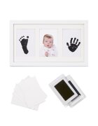 JANE Kit rama foto tripla White cu cerneala pentru manuta si piciorus Non-toxic