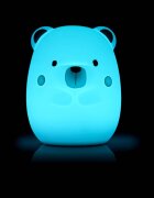 JANE Lampa de veghe Yum Bear cu 9 culori white