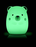 JANE Lampa de veghe Yum Bear cu 9 culori white