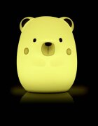 JANE Lampa de veghe Yum Bear cu 9 culori white