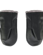 JANE Manusi magnetice pentru carucior Black pentru vremea rece interior din fleece si exterior imitatie piele