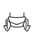 JANE Marsupiu bebe Like ergonomic cu multiple pozitii de purtare Botanic
