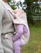 JANE Marsupiu ergonomic pentru bebelusi Dual Air de la nastere pana la 15 kg Sand