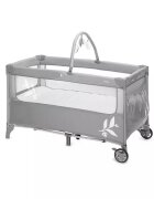 JANE Patut pliabil Duo Level Mist cu roti arcada cu jucarii geanta de transport doua nivele conform standardelor europene