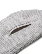 JANE Sac de iarna cu gluga Mims Plus Dim Grey pentru carucior si scoica auto 88x43 cm inchidere cu nasturi si fermoar