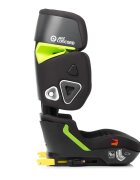 JANE Scaun auto pentru copii iWinner Matt Black i-Size 100-150 cm 4-12 ani cu isofix conform cu ECE R129 design sport