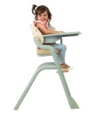JANE Scaun de masa multifunctional Noah Sesame de la 6 luni la adult din lemn fag husa lavabila greutate maxima 100 kg