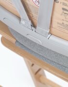 JANE Scaun de masa multifunctional pliabil Forest Sage de la 6 luni la adult din lemn fag greutate maxima 100 kg