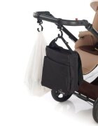 JANE Set 2 carlige auto pentru carucior Fixare pe cadru multifunctionale Negru