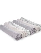 JANE Set 6 scutece din muselina de bambus 35x35 cm Star