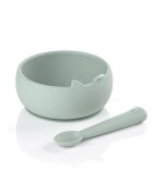 JANE Set de masa din silicon cu 2 piese BPA Free Mint