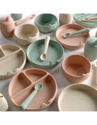 JANE Set de masa din silicon cu 2 piese BPA Free Sand