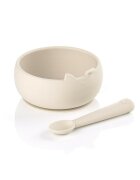 JANE Set de masa din silicon cu 2 piese BPA Free Sand