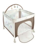 JANE Tarc de joaca Travel Fun Iris arcada cu jucarii geanta de transport 98x101x80 cm