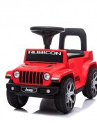 Jeep Masinuta copii fara pedale Nichiduta Rubicon Red cu functii muzicale spatar cu functie de impingere protectie impotriva rasturnarii spatiu de depozitare sub scaun