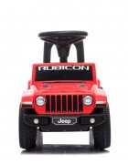 Jeep Masinuta copii fara pedale Nichiduta Rubicon Red cu functii muzicale spatar cu functie de impingere protectie impotriva rasturnarii spatiu de depozitare sub scaun