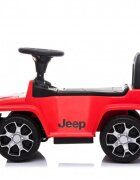 Jeep Masinuta copii fara pedale Nichiduta Rubicon Red cu functii muzicale spatar cu functie de impingere protectie impotriva rasturnarii spatiu de depozitare sub scaun