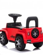 Jeep Masinuta copii fara pedale Nichiduta Rubicon Red cu functii muzicale spatar cu functie de impingere protectie impotriva rasturnarii spatiu de depozitare sub scaun