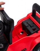 Jeep Masinuta copii fara pedale Nichiduta Rubicon Red cu functii muzicale spatar cu functie de impingere protectie impotriva rasturnarii spatiu de depozitare sub scaun