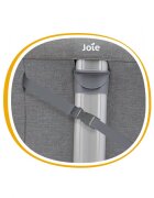 JOIE Patut pliant 2 in 1 Roomie Gray Flannel cu un nivel laterala culisanta si roti cu blocare
