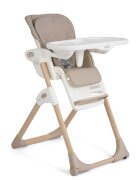 JOIE Scaun de masa Mimzy Recline Strata Dune Wood spatar reglabil in 5 pozitii inaltime ajustabila si tavita reglabiladetasabila centuri greutate suportata 15 kg