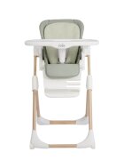 JOIE Scaun de masa Mimzy Recline Strata Mist Wood spatar reglabil in 5 pozitii inaltime ajustabila si tavita reglabiladetasabila centuri greutate suportata 15 kg