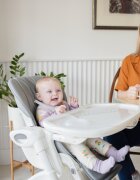 JOIE Scaun de masa pentru copii Mimzy Recline Arctic spatar reglabil in 5 pozitii inaltime ajustabila si tavita reglabiladetasabila centuri greutate suportata 15 kg