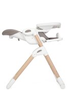 JOIE Scaun de masa pentru copii Mimzy Recline Walnut Wood spatar reglabil in 5 pozitii inaltime ajustabila si tavita reglabiladetasabila centuri greutate suportata 15 kg