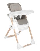 JOIE Scaun de masa pentru copii Mimzy Recline Walnut Wood spatar reglabil in 5 pozitii inaltime ajustabila si tavita reglabiladetasabila centuri greutate suportata 15 kg